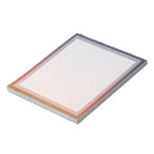 Bloc-note Classic Plain Orange Sunset Boarder Cadre photo (Tourné)