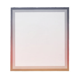 Bloc-note Classic Plain Orange Sunset Boarder Cadre photo