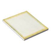 Bloc-note Classic Plaine Boarder Jaune Cadre photo (Incliné)