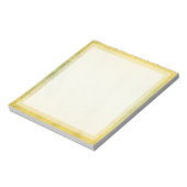 Bloc-note Classic Plaine Boarder Jaune Cadre photo (Tourné)