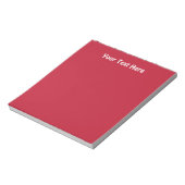 Bloc-note Classic solide Vrai rouge (Tourné)