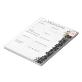 Bloc-note Classic White and Black business planner  Notepad (Tourné)