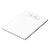 Bloc-note Classical Professional Creative Plain Black White (Tourné)