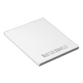 Bloc-note Classical Professional Own Name Information Simple (Incliné)