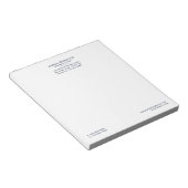 Bloc-note Classique Avocat de droit naval (Incliné)