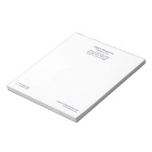 Bloc-note Classique Avocat de droit naval (Tourné)