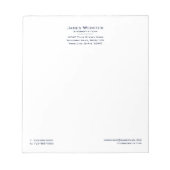 Bloc-note Classique Avocat de droit naval (Devant)