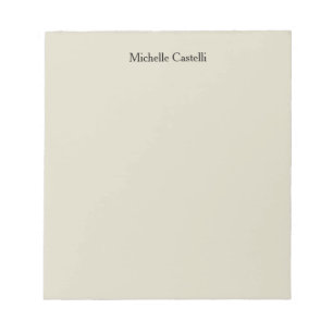 Bloc-note Classique Unique Simple Professionnel