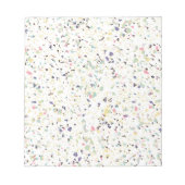 Bloc-note Classy vintage marble terrazzo pastel design (Devant)