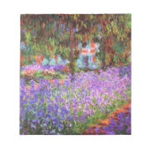 Bloc-note Claude Monet Garden (Devant)