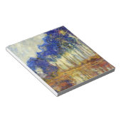 Bloc-note Claude Monet - Les peupliers En Automne (Incliné)