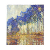 Bloc-note Claude Monet - Les peupliers En Automne (Devant)