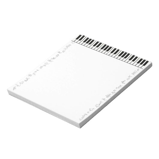 Bloc-note Clavier (Tourné)