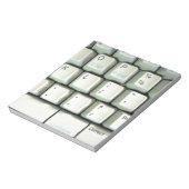 Bloc-note Clavier de machine à écrire (Tourné)