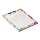 Bloc-note Clavier de piano capricieux Monogram Danseuse de b (Incliné)