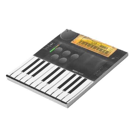 Bloc-note Clavier électronique (Tourné)