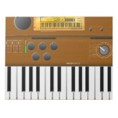 Bloc-note clavier électronique cartoon (Devant)