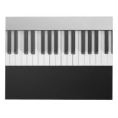 Bloc-note Clavier numérique pour piano (Devant)