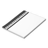 Bloc-note Clavier pour piano (Tourné)