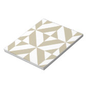 Bloc-note Clay Geometric Deco Cube Pattern (Tourné)
