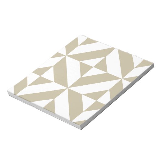 Bloc-note Clay Geometric Deco Cube Pattern (Tourné)