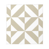 Bloc-note Clay Geometric Deco Cube Pattern (Devant)