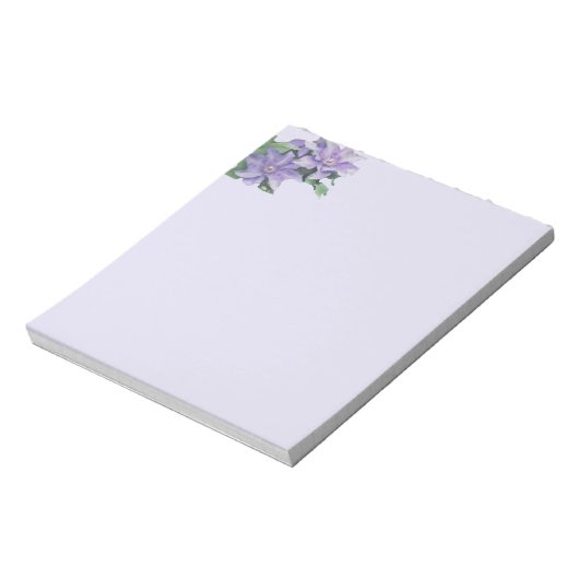 Bloc-note Clematis violet (Tourné)