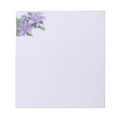 Bloc-note Clematis violet (Devant)