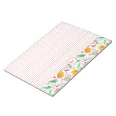 Bloc-note Clementines Cranberries Pine Cônes Monogramme (Incliné)