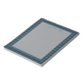 Bloc-note Clergy Original Scottish Tartan  (Tourné)