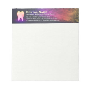 Bloc-note Clinique dentaire professionnelle Rose Gold Tooth