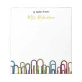 Bloc-note Clip papier - Appréciation personnalisée de l'ense (Devant)