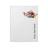 Bloc-note Clipart du père noël (Tourné)