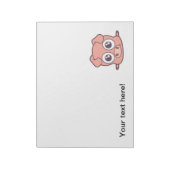 Bloc-note Clipart mignon de porc (Tourné)