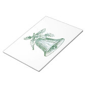 Bloc-note Cloche de Noël avec Holly (Incliné)