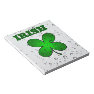 Bloc-note Clover flottant irlandais