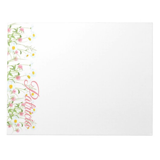 Bloc-note Clovers & Daisy (Devant)