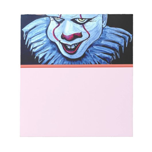 Bloc-note Clown : Mal (Devant)