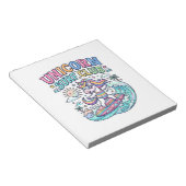 Bloc-note Club de surf Licorne (Incliné)