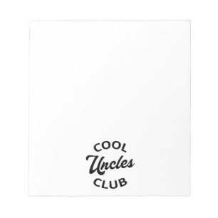 Bloc-note Club des oncles cool I