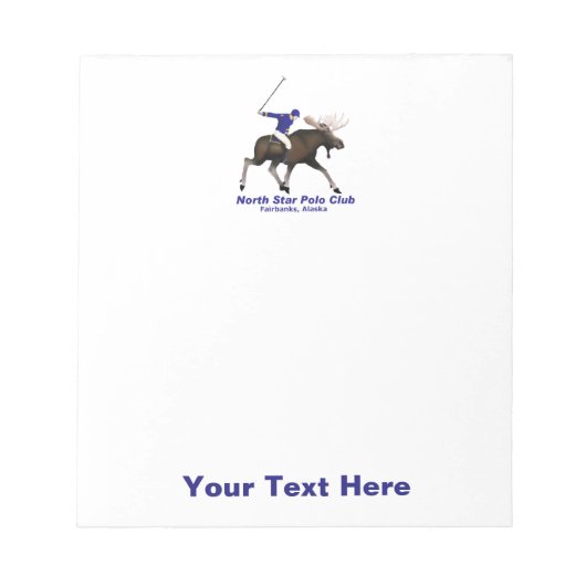 Bloc-note Club Polo North Star (Devant)