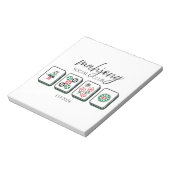 Bloc-note Club Social de Mahjong Établ 2026  (Tourné)
