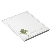 Bloc-note Coastal Palm Tree Personalized (Incliné)