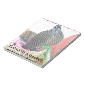 Bloc-note Cobra dans le panier Imprimer (Tourné)