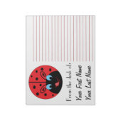Bloc-note Coccinelle (Tourné)