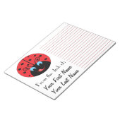 Bloc-note Coccinelle (Incliné)
