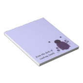 Bloc-note Coccinelle Violette Fantaisiste (Incliné)
