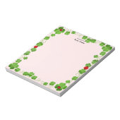 Bloc-note Coccinelles et trèfles à quatre feuilles Simple (Tourné)