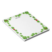 Bloc-note Coccinelles et trèfles à quatre feuilles Simple (Incliné)