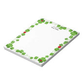Bloc-note Coccinelles et trèfles à quatre feuilles Simple (Tourné)
